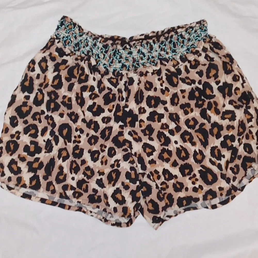 Justice Girl's Cheetah Print Shorts.